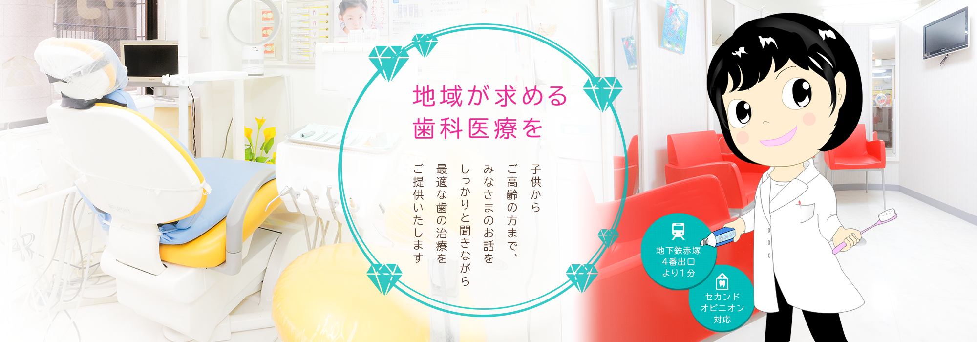 地域が求める歯科医療を